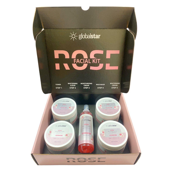 Globalstar Rose Facial Kit 1x5pcs - Awarid UAE