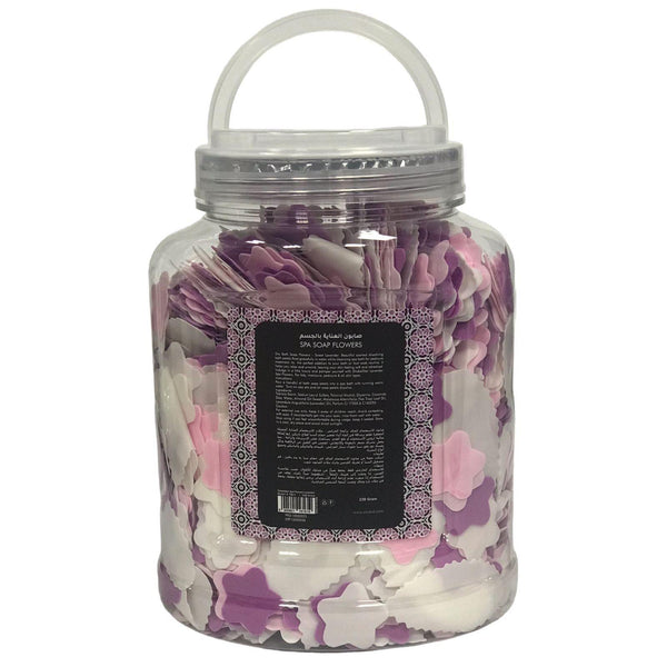 Globalstar Spa Soap Flowers For Hands, Feet And Body Lavender Scent 220g - Awarid UAE
