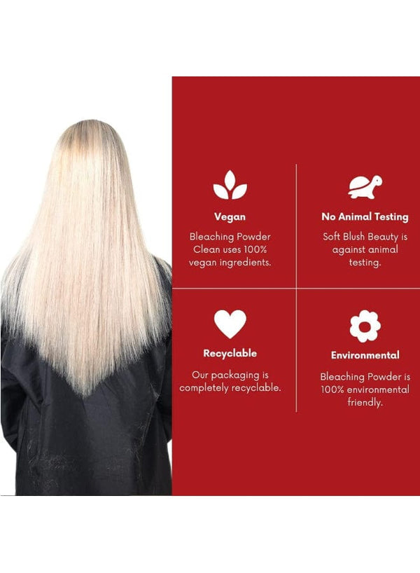 Morfose Professional Blue Bleaching Powder Sachet 500ml - Nourishing Herbal Oil Complex