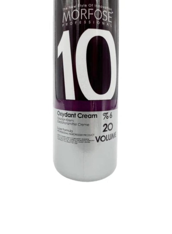 Morfose 10 Oxidant Cream 6% 20 Volume 150ml - Professional Hair Developer for Bold Color Results