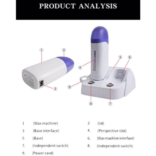 Globalstar Depilatory Double Wax Heater With Base WW-1031 - Awarid UAE