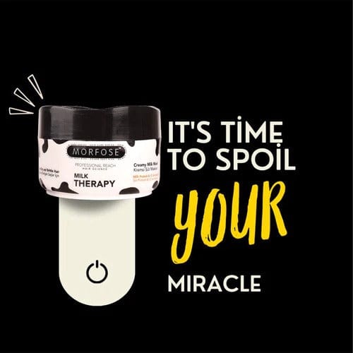 Morfose Milk Therapy Creamy Milky Mask - Deeply Nourishing Protein-Rich Hair Repair (250ml)