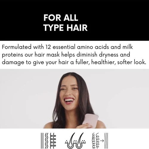 Morfose Milk Therapy Creamy Milky Mask - Deeply Nourishing Protein-Rich Hair Repair (250ml)