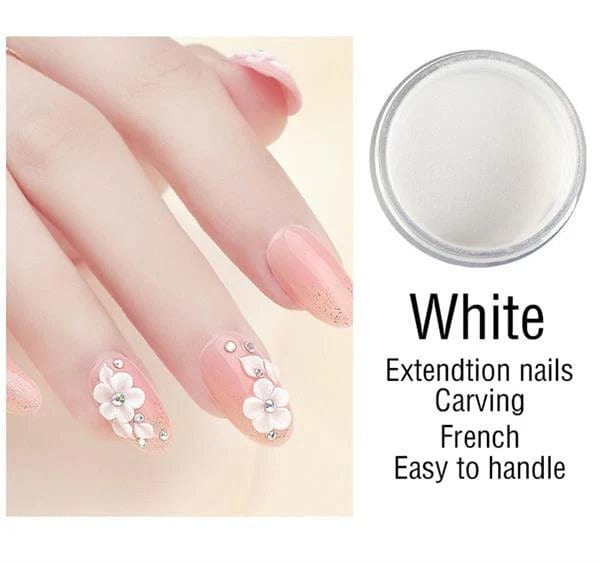 Lidan AP-1 Professional White Acrylic Powder 14g - Sculpt Flawless Nails