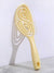 Globalstar Light Yellow Curved Bone Comb - Luxury Scalp Massage and Styling Essential