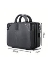 Globalstar Portable Hard Shell Cosmetic Travel Case – Mini ABS Makeup Bag with Elastic Band