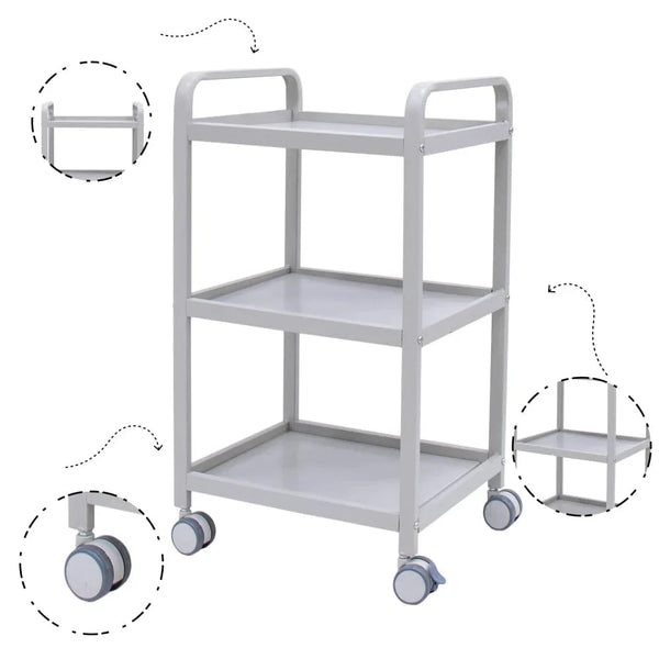 Globalstar Multi-Use Trolley for Barbers, Salons & Spas - Ultimate Storage Solution