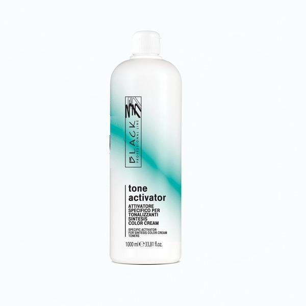 Black Professional Tone Activator For Sintesis Color Cream Toner 1000ml - Awarid UAE