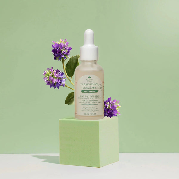 Nature Spell 1% Bakuchiol + Squalane Face Serum 30ml - Awarid UAE