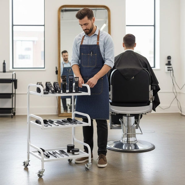Globalstar Salon Trolley – 3 Shelves Efficient Salon and Spa Organization