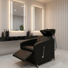Globalstar Professional Salon Shampoo Chair – Adjustable Height, Reclining Backrest & Ceramic Basin