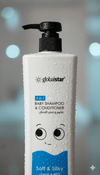 Globalstar Baby Shampoo with Conditioner - Gentle 2 in 1 Formula, No More Oily Hair | 1L