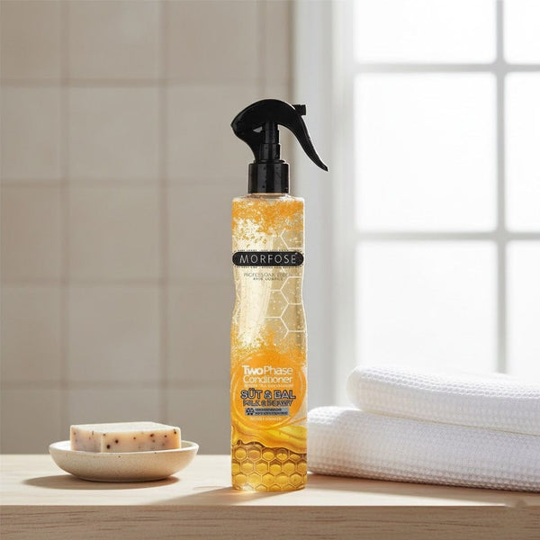 Morfose Milk & Honey 2 Phase Conditioner 400 ml â€“ Leave-In Nourishing Spray for Dry & Damaged Hair