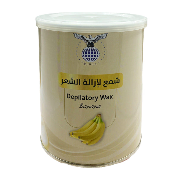 Black Depilatory Wax Can Banana 800ml - Awarid UAE