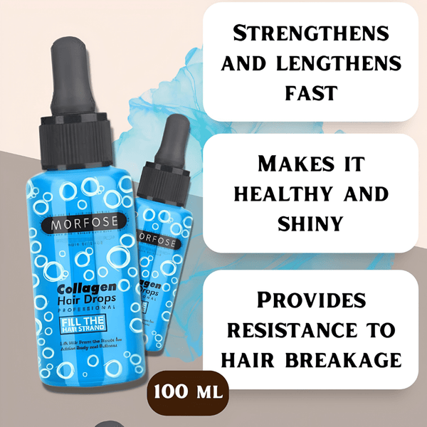 Morfose Collagen Hair Drops 100ml - Intensive Treatment for Strong, Shiny Hair