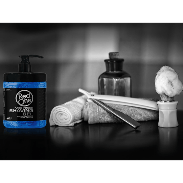 جل حلاقة ريد وان فيس فريش 1000 مل - حلاقة ناعمة ومنعشة