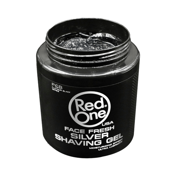 RedOne Face Fresh Shaving Gel Silver 1000ml - Moisturizing & Ultra-Lubricant Formula