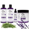 OPlus Haircare Set - Lavender Oil Conditioner 500ml, Rosemary Shampoo with Lavender Oil 500ml, Rosemary Hair Serum 120ml, Hair Mask 500ml - 4 Piece Set