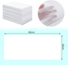 Globalstar 100Pcs Disposable Massage Table Sheets - 30cm x 60cm Non-Woven Fabric Bed Covers, Soft and Breathable, Ideal for Beauty Spa and Tattoo Salon (White)