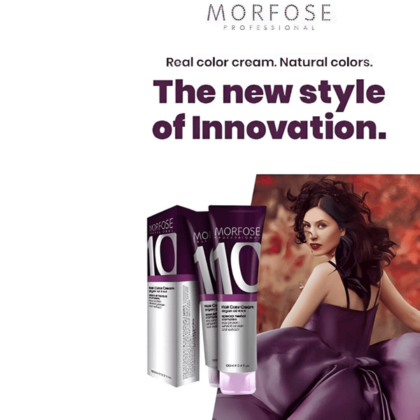 Morfose 10 Oxidant Cream 6% 20 Volume 1000ml - Salon-Quality Developer for Intense Hair Coloring