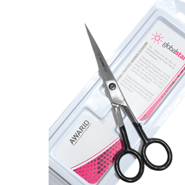 Globalstar 6.5" Classic Hair Cutting Scissors - Stainless Steel with Rubber Grip