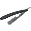 Globalstar Professional Straight Razor with Black Handle - Precision Shaving Excellence