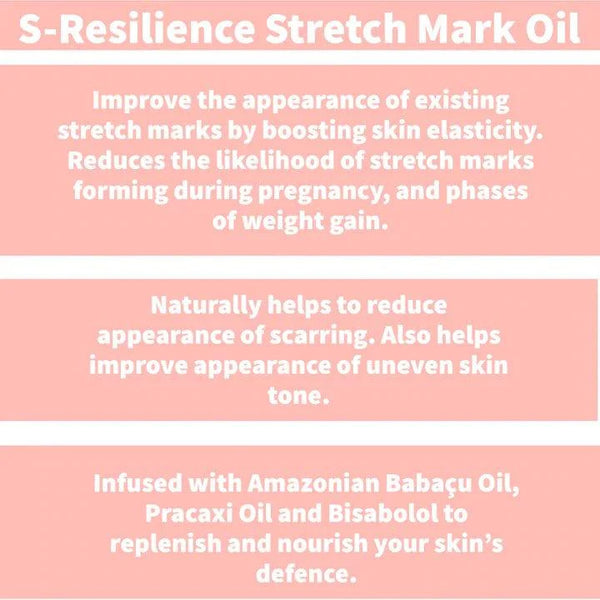 Nature Spell S-Resilience Stretch Mark Oil 100ml - Awarid UAE